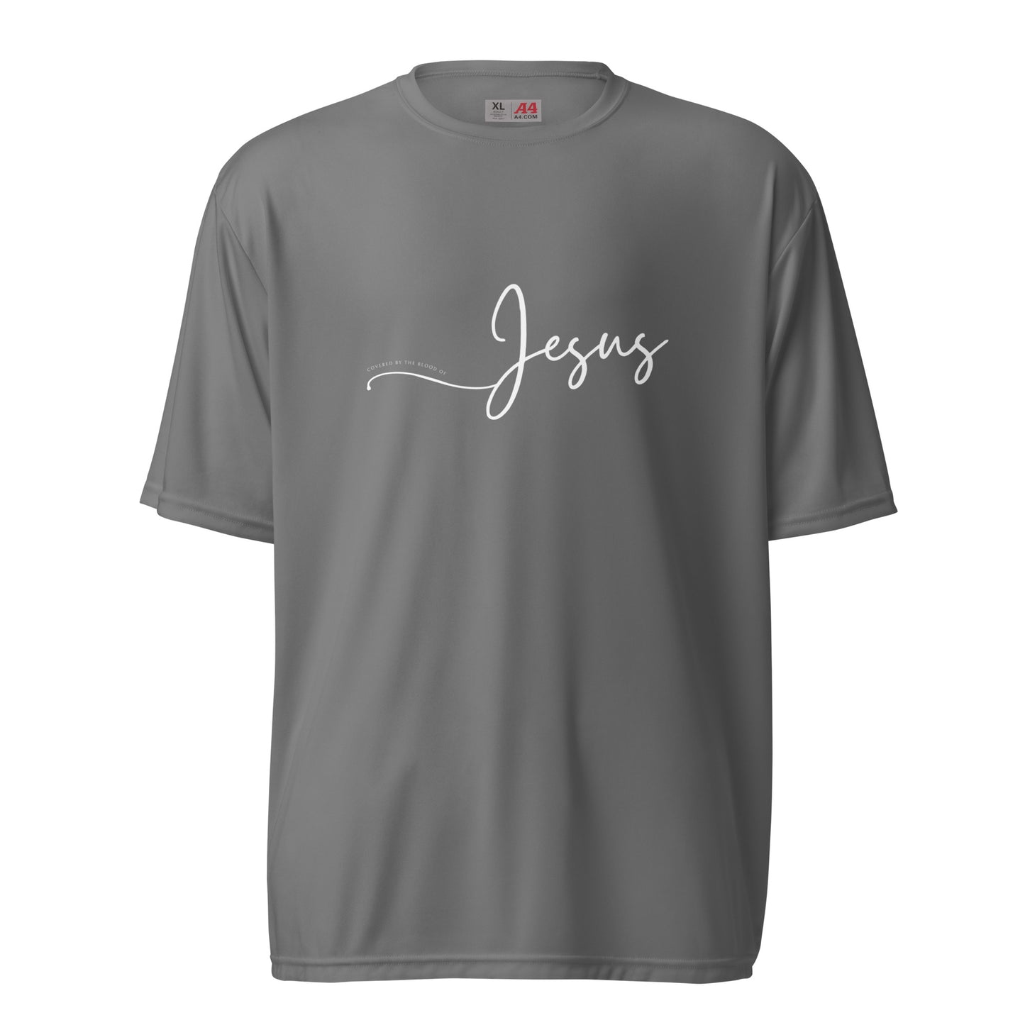 "Jesus" - Unisex performance crew neck t-shirt